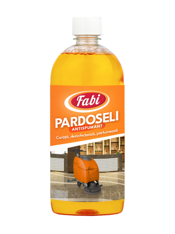 FABI PRO - Detergentul Dezinfectant Antispumant pentru Pardoseli Portocaliu