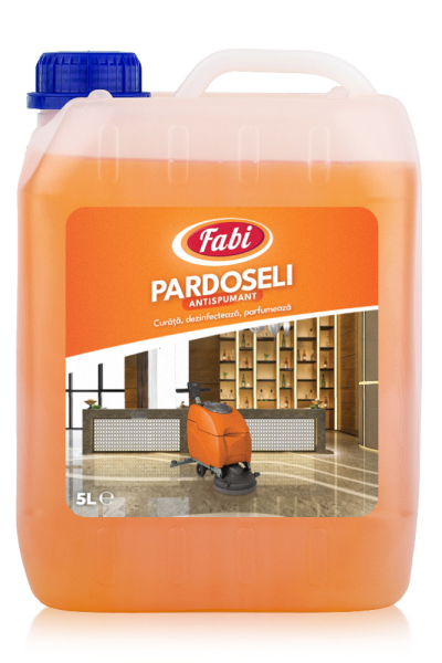 FABI PRO - Detergentul Dezinfectant Antispumant pentru Pardoseli Portocaliu