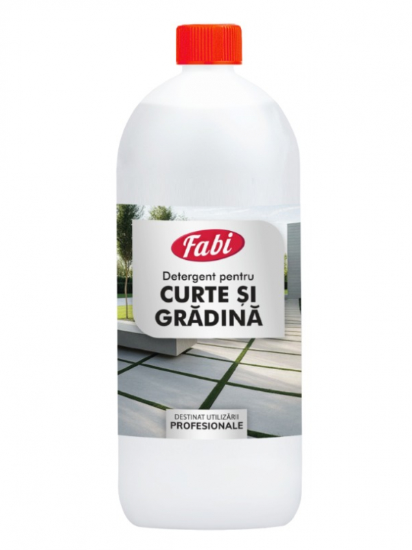 FABI Detergent pentru curte si gradina, 1L, indeparteaza lichenii si algele