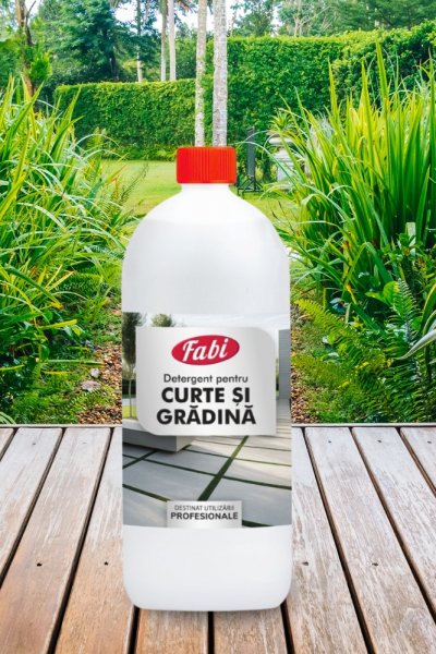 FABI Detergent pentru curte si gradina, 1L, indeparteaza lichenii si algele