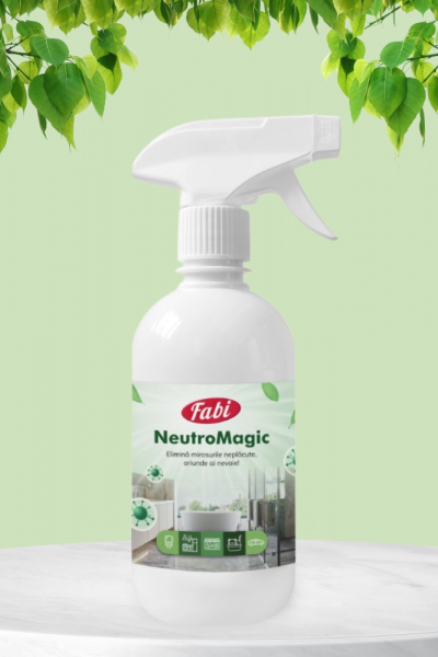 FABI Solutie pentru neutralizarea mirosurilor, NeutroMagic, 500 ml, cu pulverizator