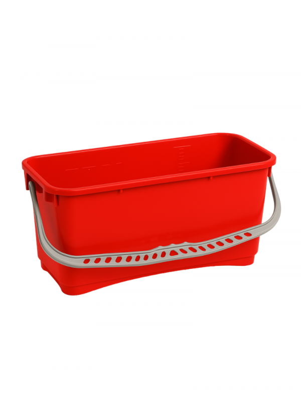 Galeata profesionala, Filmop, 20L, rosie, cu maner din plastic - SEI1222B