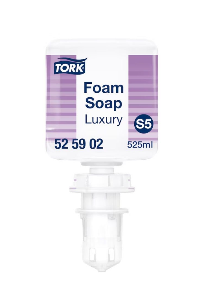 Rezerva sapun spuma, Tork, Luxury Mini, 525ml/rezerva (8 BUC/BAX), S5 - 525902