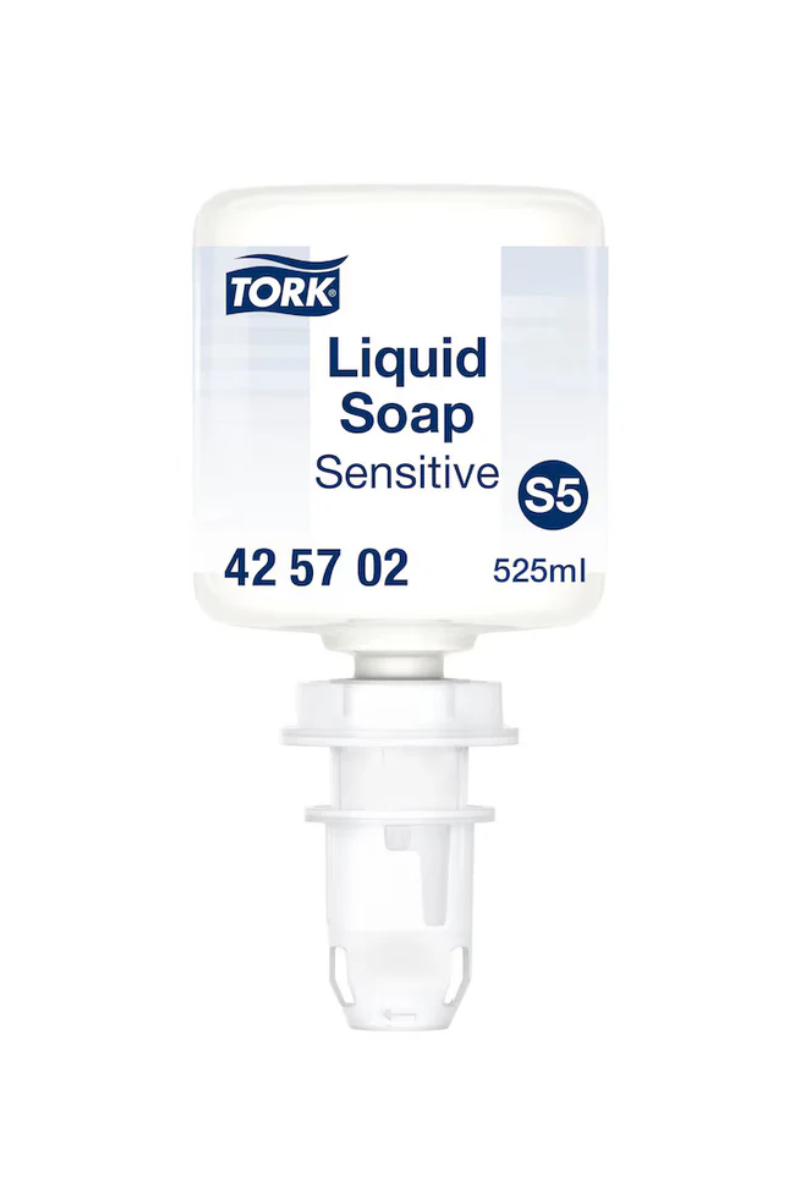 Rezerva sapun lichid Tork Sensitive 525ml S5 425702 produs destinat utilizarii profesionale in spatii comerciale Rezerva sapun lichid Tork Sensitive 525ml S5 425702 produs recomandat pentru horeca si industrie Rezerva sapun lichid Tork Sensitive 525ml S5