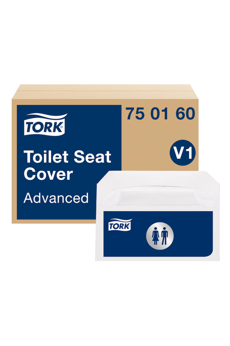 Acoperitoare colac WC Tork, albe, 250 buc/set, V1 - 750160