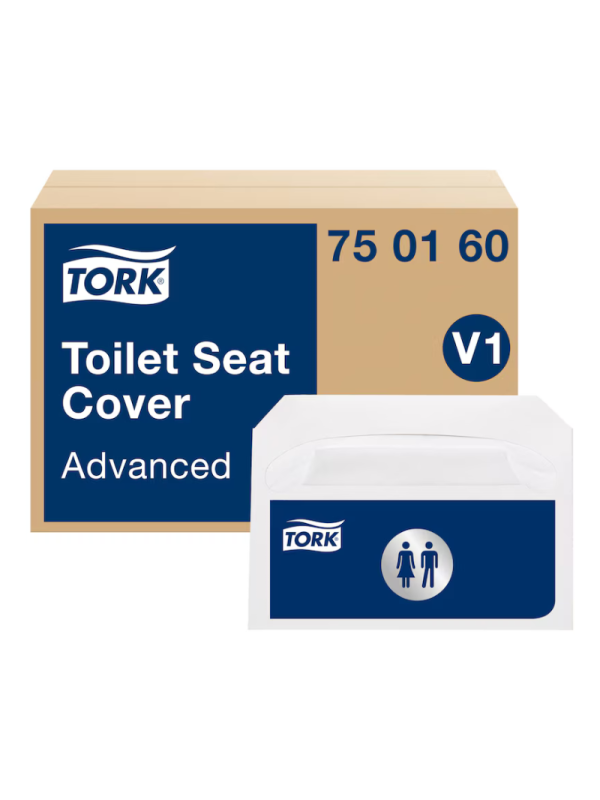 Acoperitoare colac WC Tork, albe, 250 buc/set, V1 - 750160