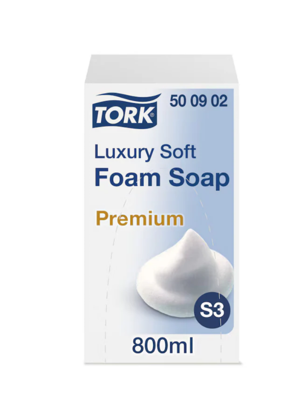 Săpun spumă, Tork, Luxury Soft, 800 ml, S3 – 500902