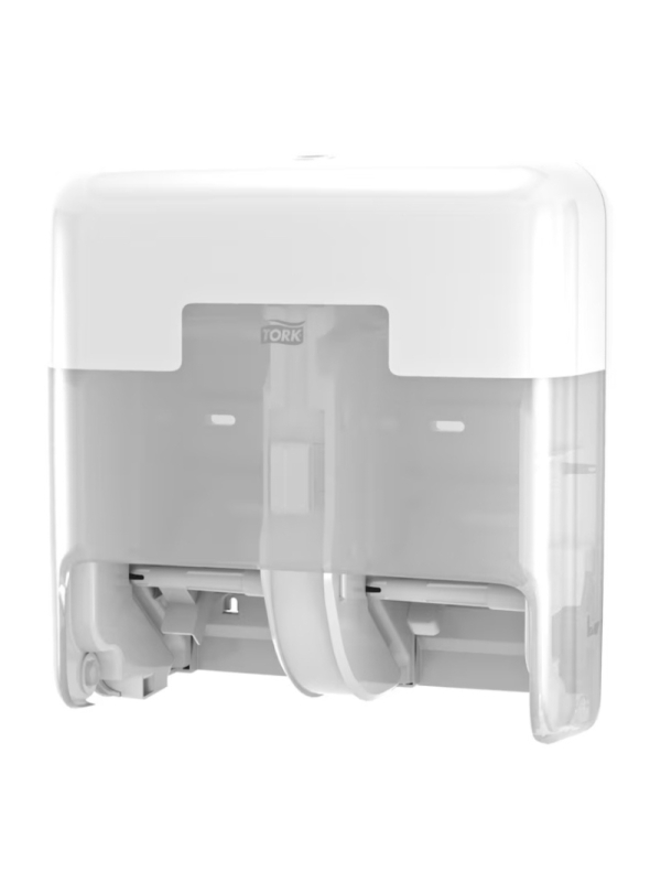 Dispenser hârtie igienică role fără tub, Tork, OptiServe, alb, 4 role, T7 – 558051