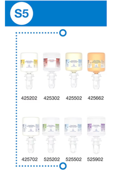 Dispenser pentru sapun și dezinfectant maini, Tork, negru, Elevation design, S5 - 565208