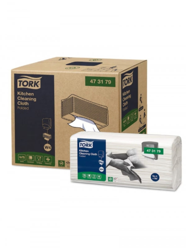 Lavete de curatare bucatarie Tork (75 buc) - 473179