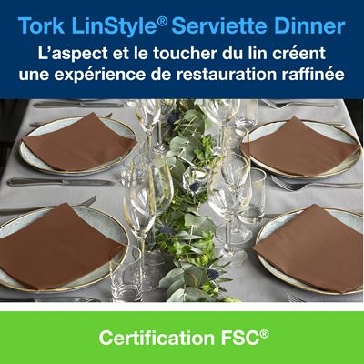 Servetele de Masa Linstyle® Dinner Premium Cacao - 478727